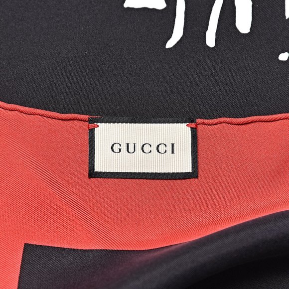 Gucci Future Foulard Scarf in Black - Picture 7 of 8
